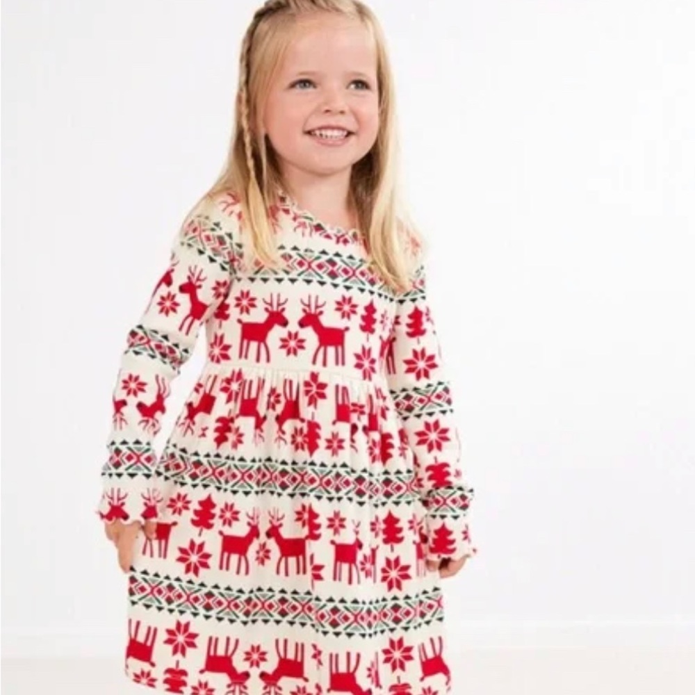 NWT Red Reindeer Hanna Andersson dress